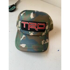 Toyota TRD Foam Trucker Hat Camouflage. Adjustable Racing Off-road